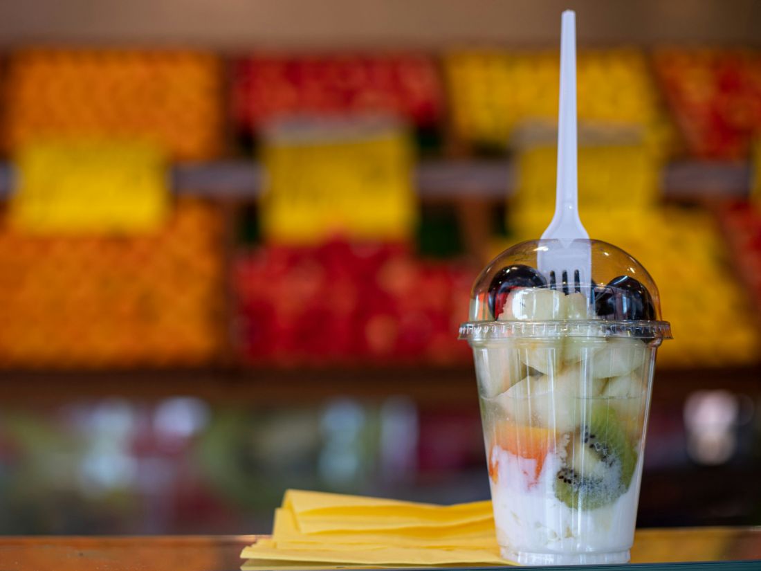 Cold cups and dome lids for juice and bubble tea